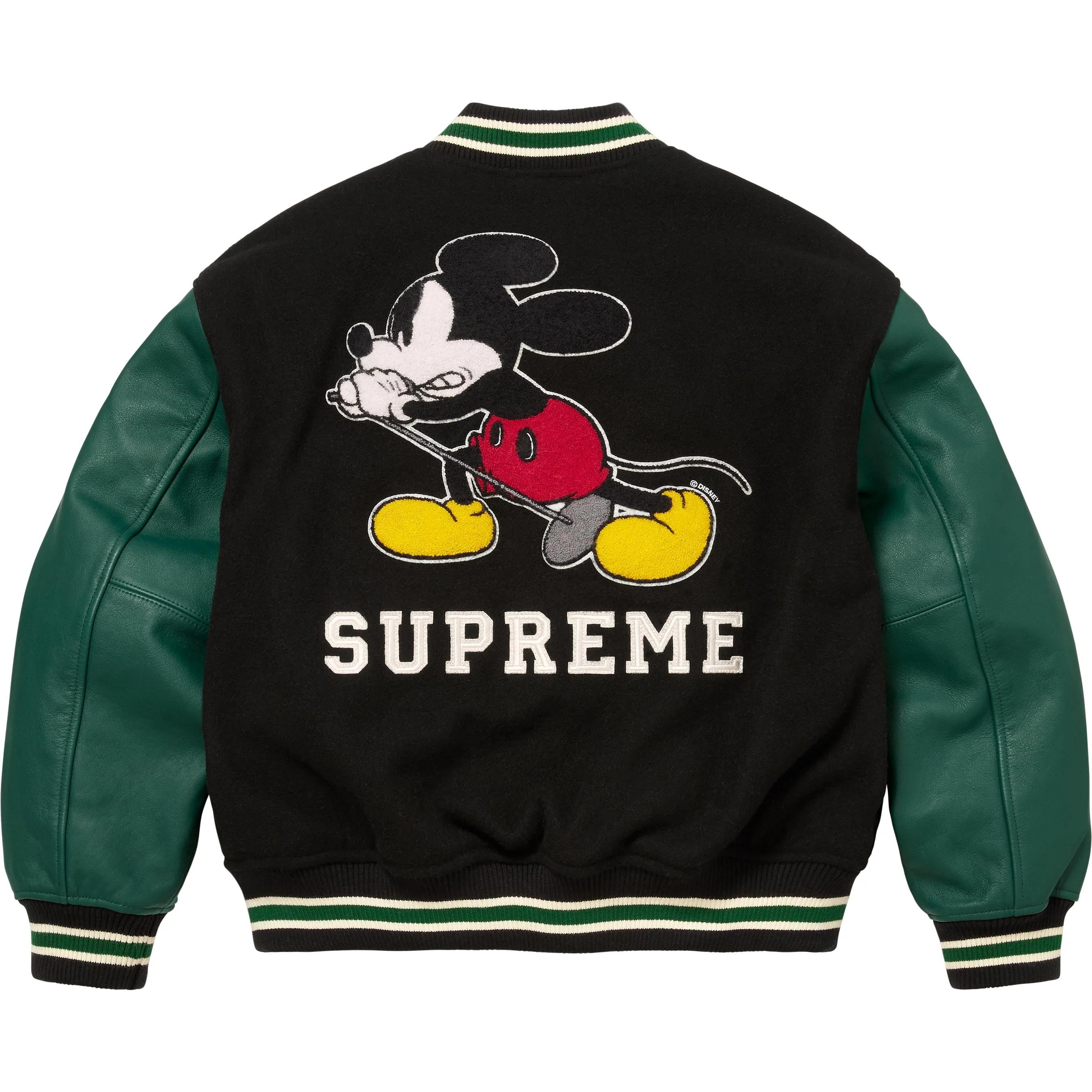 Supreme®/Number (N)ine®/Mickey Mouse Varsity Jacket view 8